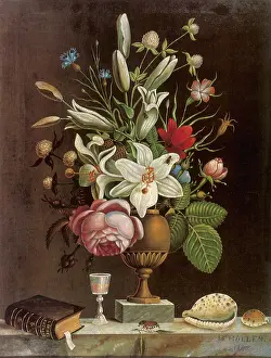 Ledge: Bouquet in Vase
