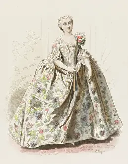 Frenchwoman: Bourgeois Lady 1740