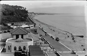 Huts: Bournemouth from Branksome Chine
