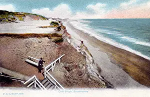 Southbourne: Bournemouth. Southbourne, Cliff steps