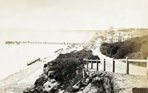 Toward: Bournemouth - view looking down toward the beach and Pier