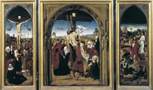 Bouts: Bouts, Dirck. Tryptich of the Passion. 16th c