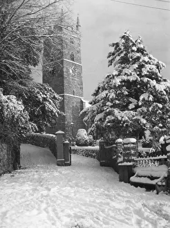 Bovey: BOVEY TRACEY SNOW SCENE