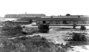 Bovington: Bovington, view from Tank Training Grounds c1955
