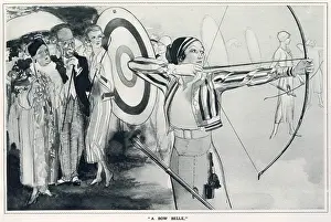 Blampied: A Bow Belle by Edmund Blampied