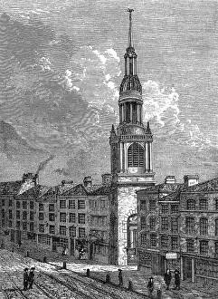 Cheapside: BOW CHURCH 1750