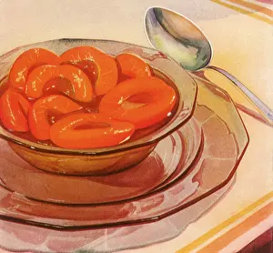 Halves: Bowl of Apricot Halves