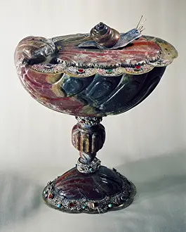 Aquamarine: Bowl with Cap