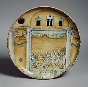 Durante: Bowl: The meal of Dido and Aeneas