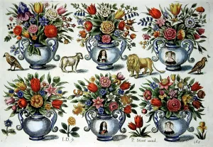 Stent: Bowls of bouquets of flowers