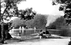 Bowness: Bowness-on-Windermere, the Ferry Boat 1896