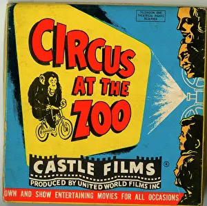 Projection: Box cover design, Circus at the Zoo