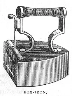 Ironing: Box iron, 1888