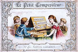 Compositor: Box lid, Le Petit Compositeur, game