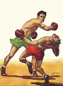 Backward: Boxer Falls Backward