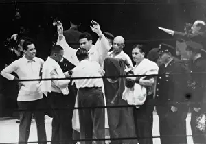 22th: The boxer Joe Louis in his victory