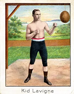 Stripped: Boxer and Punching Bag