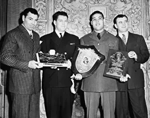 Ruppert: Four boxing champions at the Annual Dinner of the