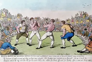 Pugilists: Boxing match for 200 Guineas