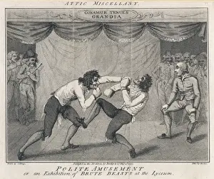 Gentry: Boxing Satire - 18th century
