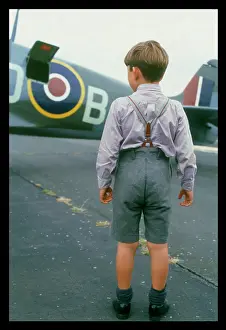 Braces: BOY ADMIRES SPITFIRE