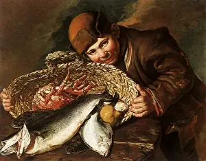 1730s: Boy with a Basket of Fish