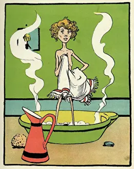 BOY BATHING C1900