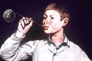 Bubbles: Boy Blowing Bubbles Artist: Edouard Manet