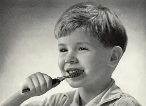Brushing: Boy Brushing Teeth