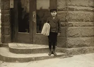 Newsboy: Boy - child labor - occupations