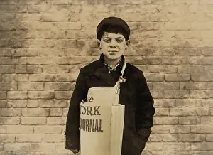 Newsboy: Boy - child labor - occupations