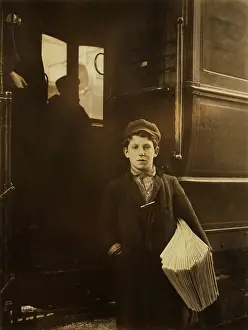 Newsboy: Boy - child labor - occupations