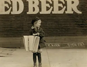Newsboy: Boy - child labor - occupations