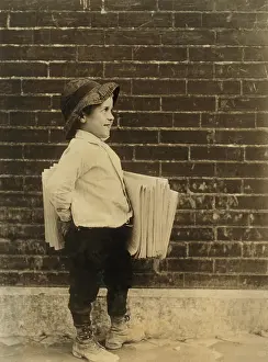 Newsboy: Boy - child labor - occupations
