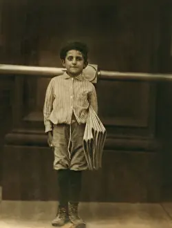 Newsboy: Boy - child labor - occupations