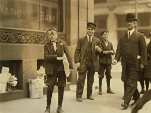 Newsboy: Boy - child labor - occupations