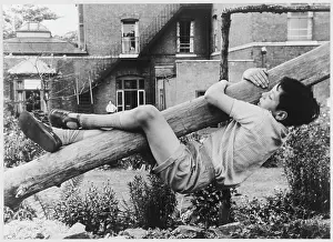 The Childrens Society: BOY CLIMBS TREE