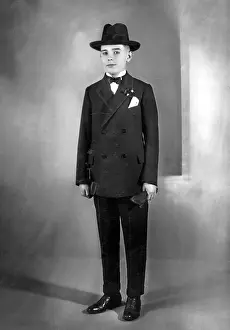 Confirmation: Boy in confirmation suit, 1927
