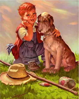 Ragged: Boy and Dog Go Fishing