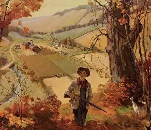 Mccubbin: Boy and Dog Set Out Hunting