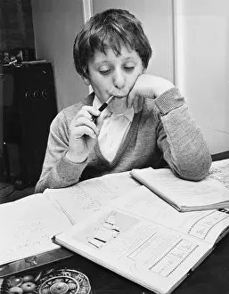 Ponders: BOY DOING HOMEWORK