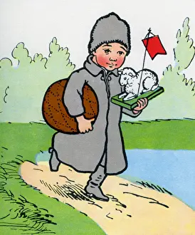 Breads: Boy with Easter Lamb, 19th century