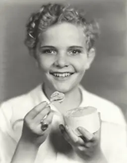 Indulgence: Boy eating ice cream