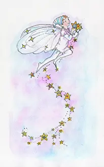 Andree: Boy fairy trailing stars