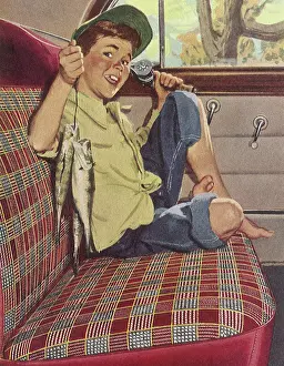 Playtime: Boy with Fish