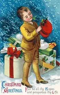 He S: Boy with Gift Boxes