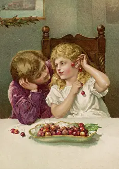 Enticing: BOY/GIRL WITH CHERRIES