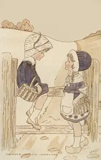 Hildmiller: Boy and girl in the country