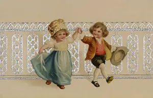 Paneling: Boy and Girl Dancing