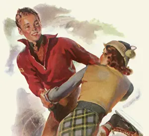 Skates: Boy and Girl Ice Skate